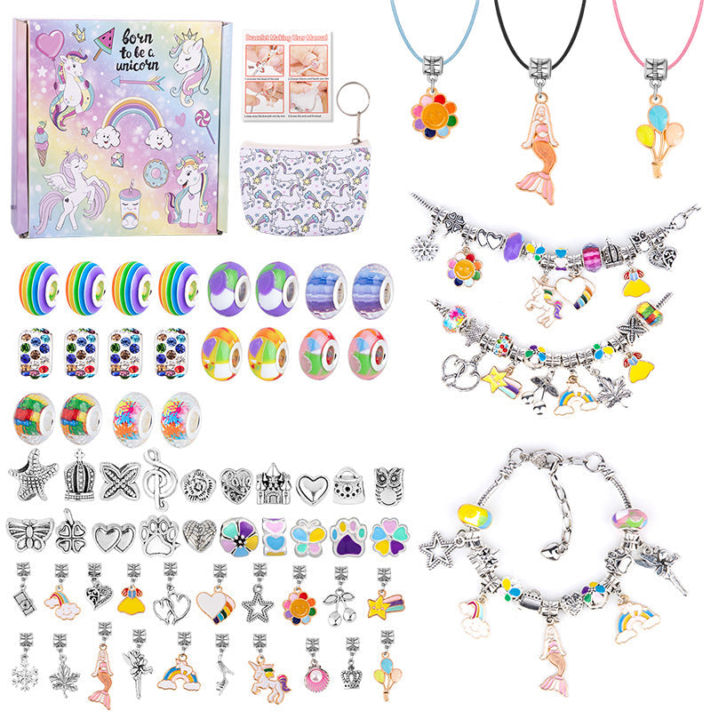 🎅Early Christmas Sale 49% OFF 🎁 Girls Charm Bracelet Making Kit